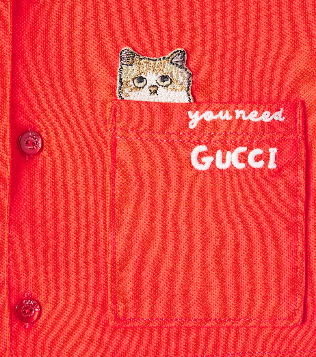 Bebé - camisa en mezcla de algodón | Gucci Kids