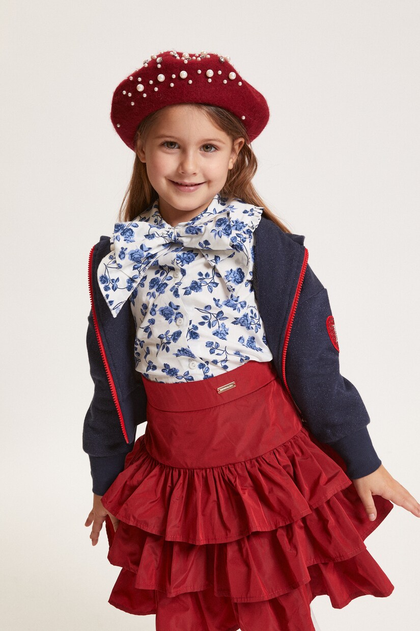 Gathered tiered skirt | Monnalisa