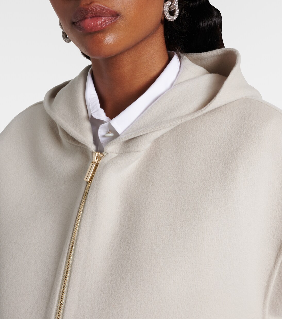 Romino virgin wool zip-up hoodie | 'S Max Mara