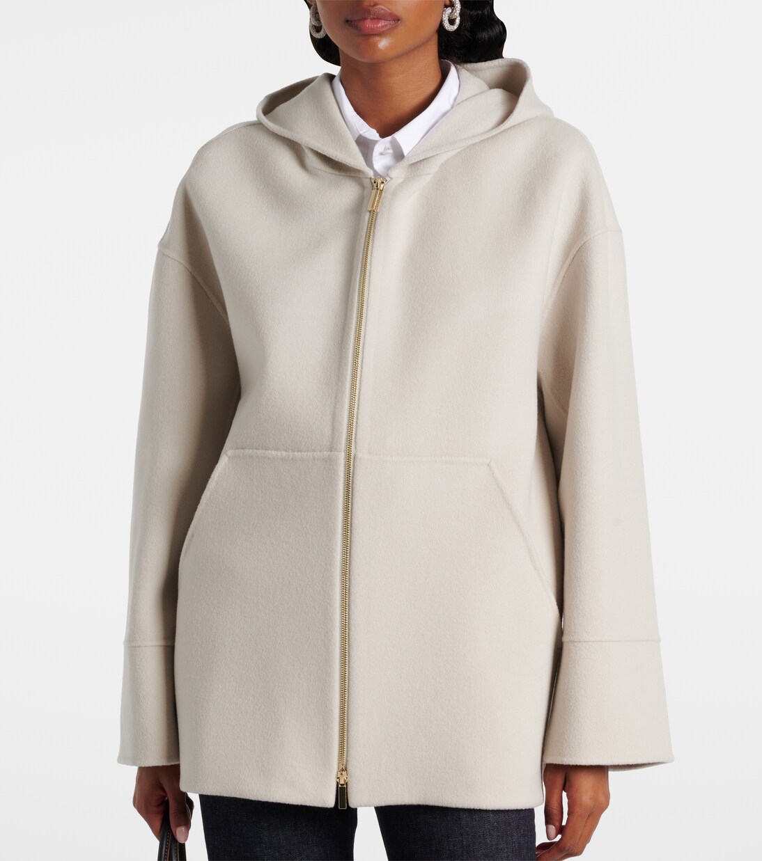 Romino virgin wool zip-up hoodie | 'S Max Mara