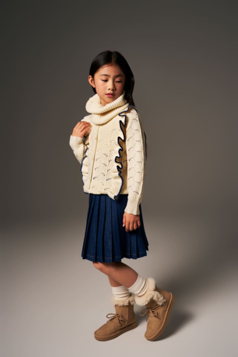 Viviana ruffled cardigan | C'era Una Volta