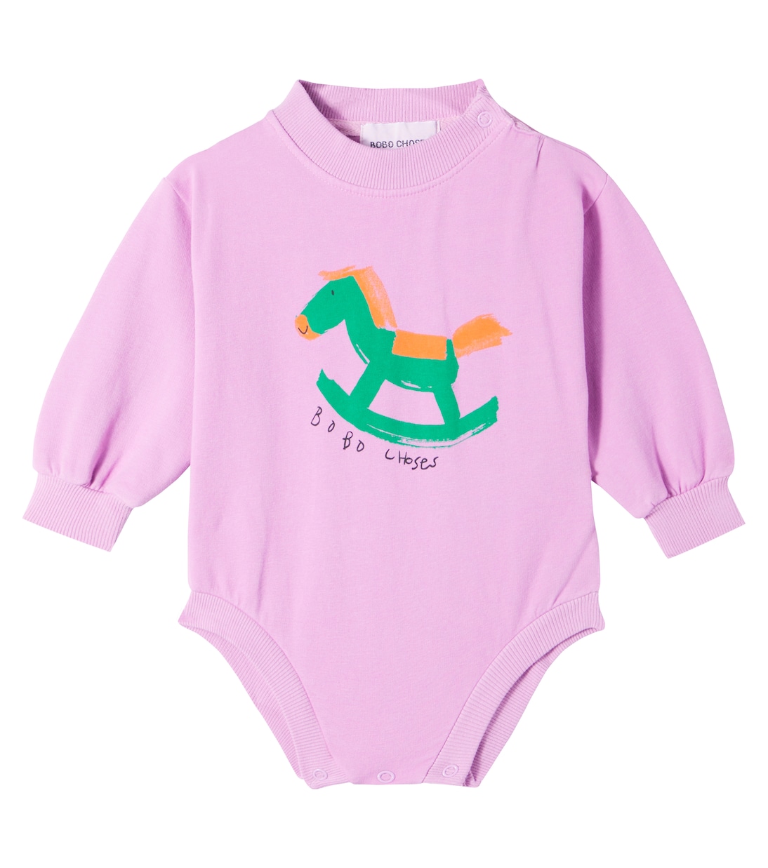 Bebé - body Rocking Horse en mezcla de algodón | Bobo Choses