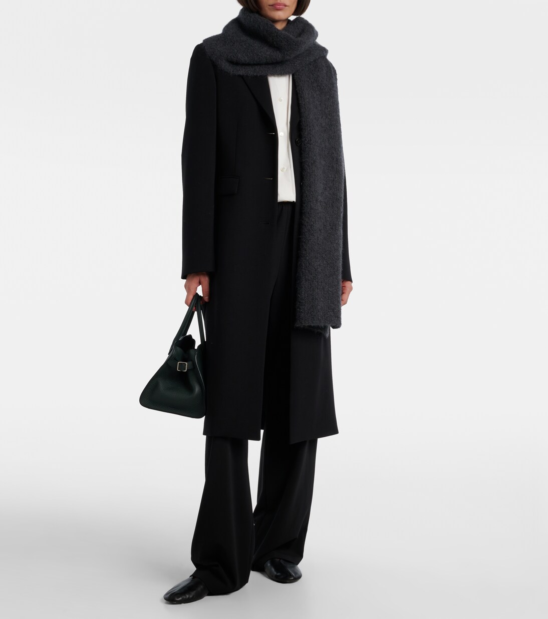 Luthgard cashmere, alpaca, and silk scarf | The Row