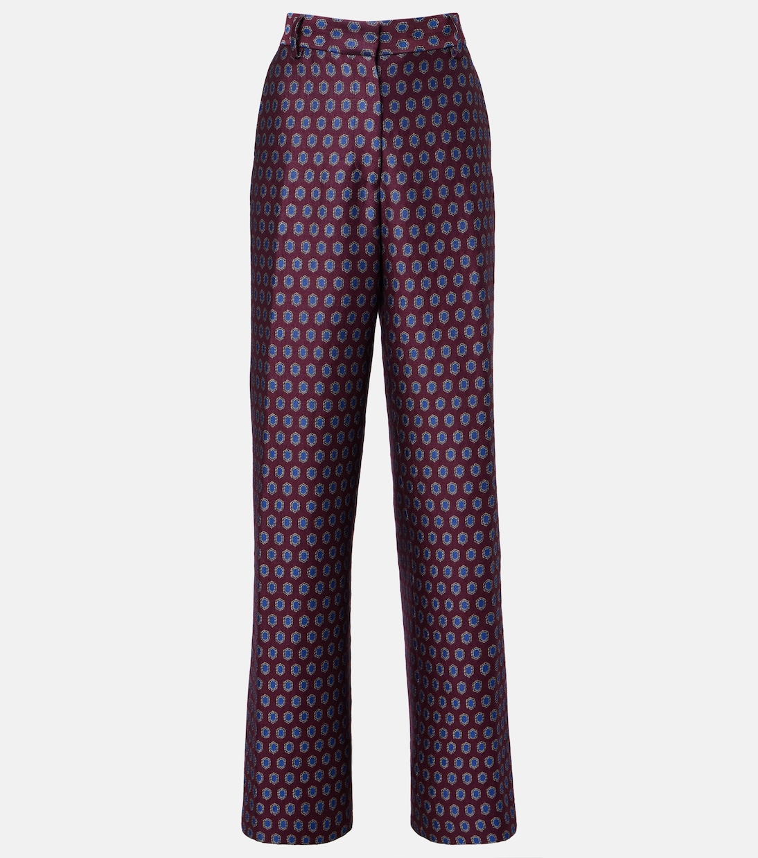 Weite High-Rise-Hose aus Jacquard | Dries Van Noten