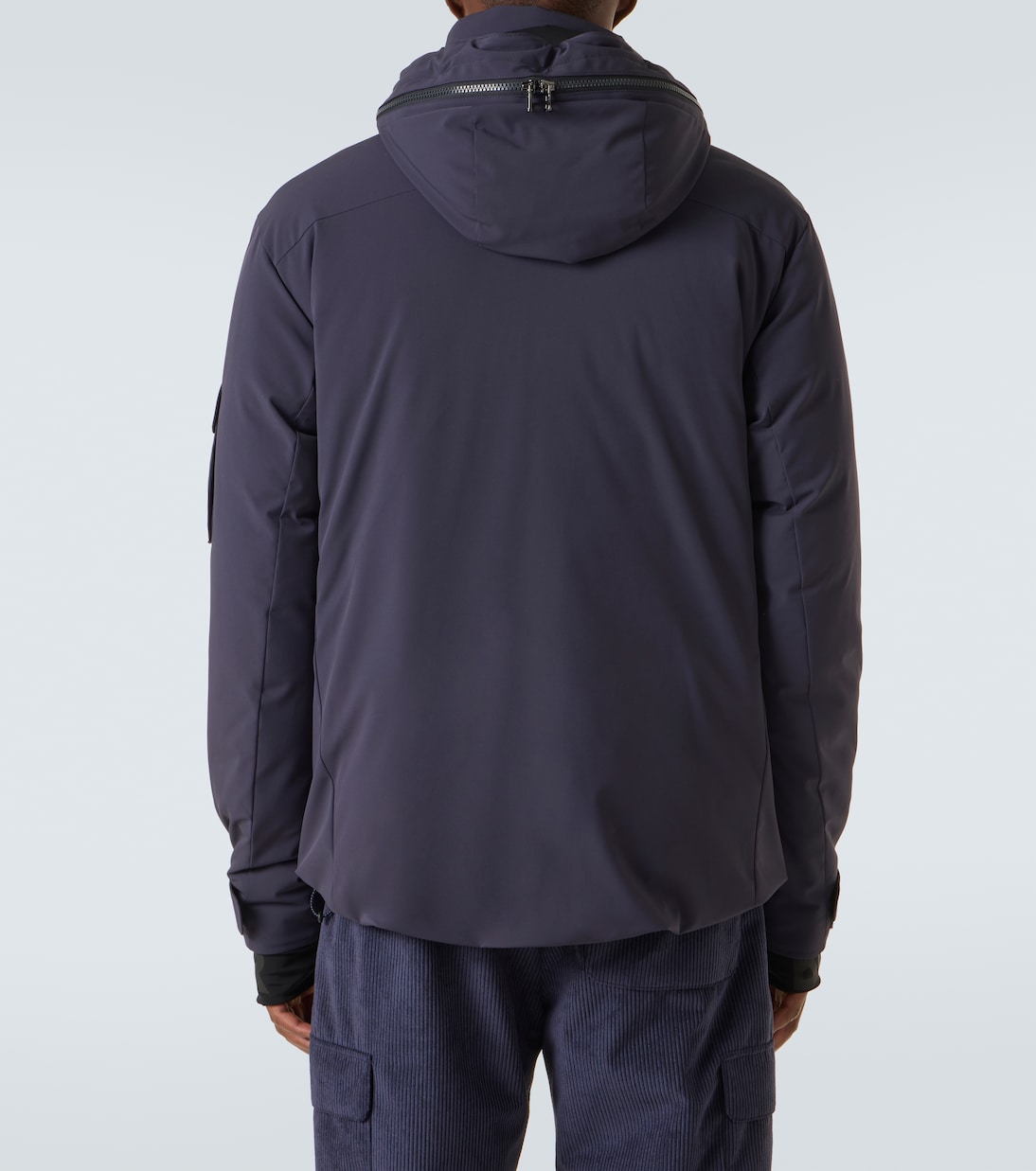 Cobe-D down-paneled ribbed-knit ski jacket | Bogner
