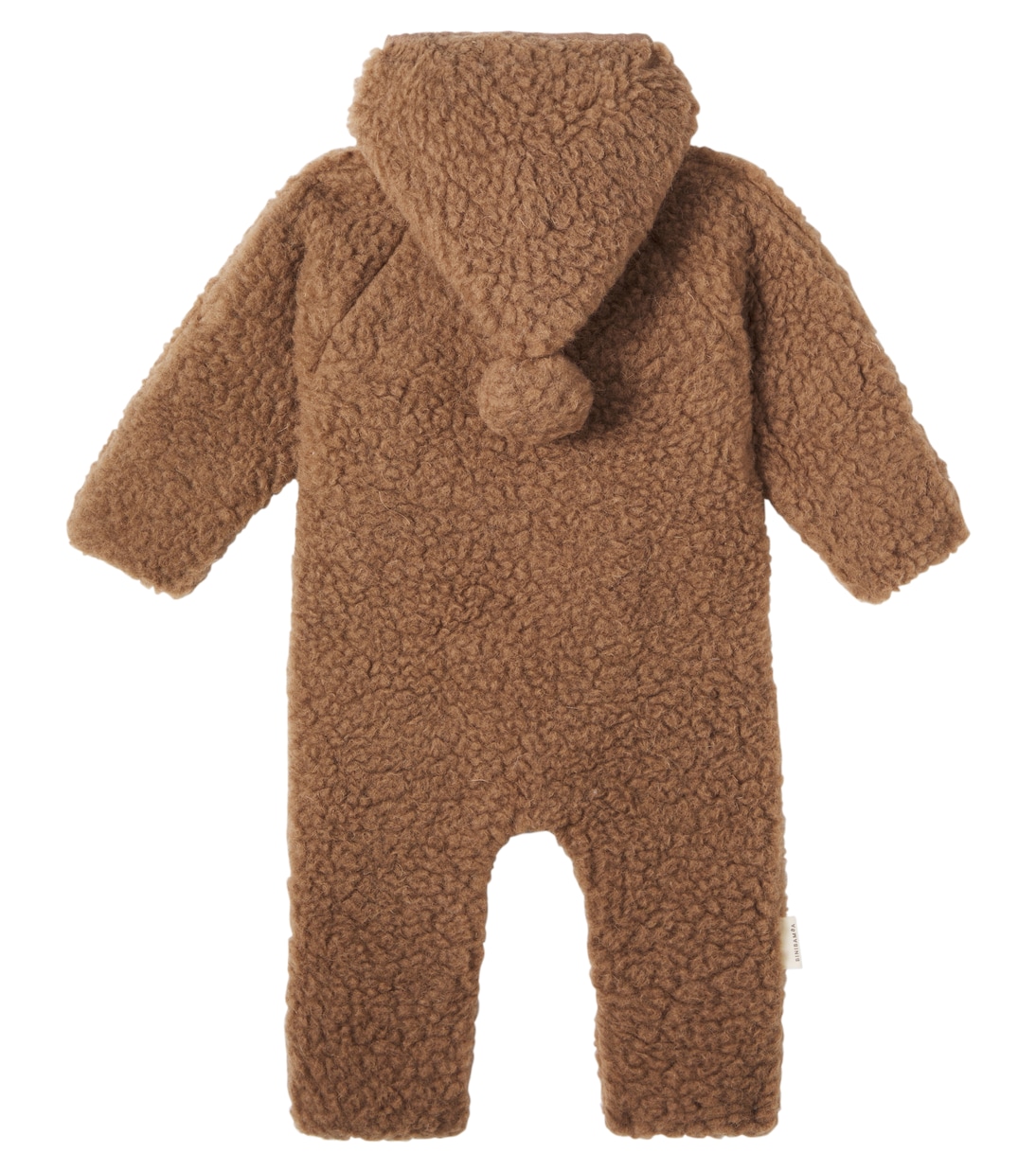 Baby hooded wool teddy onesie | Binibamba