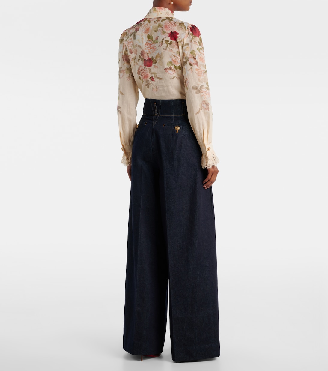 High-Rise Wide-Leg Jeans Hypnotic  | Zimmermann