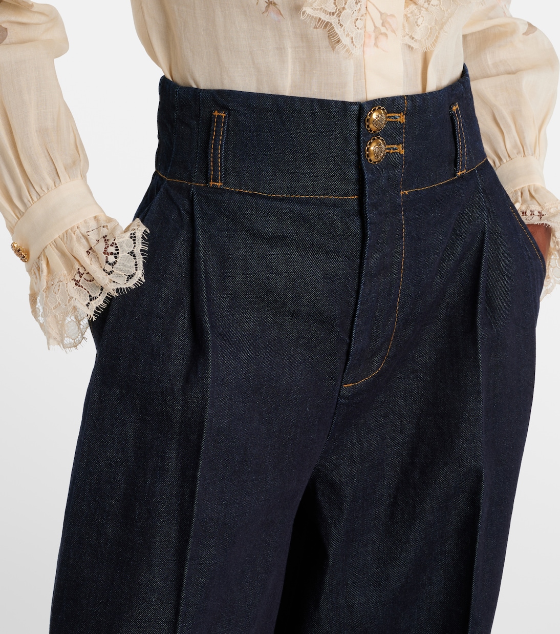 High-Rise Wide-Leg Jeans Hypnotic  | Zimmermann