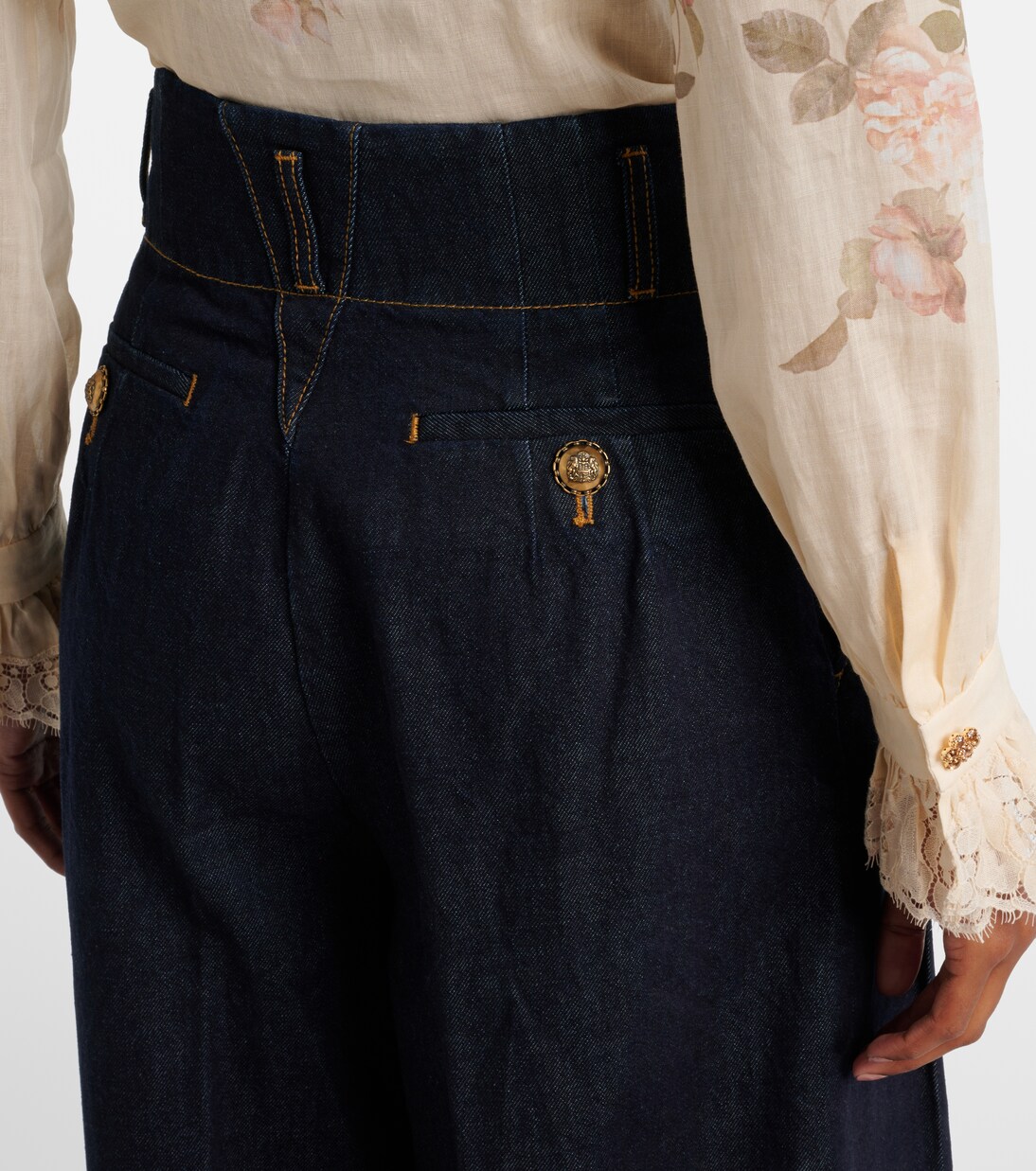 High-Rise Wide-Leg Jeans Hypnotic  | Zimmermann