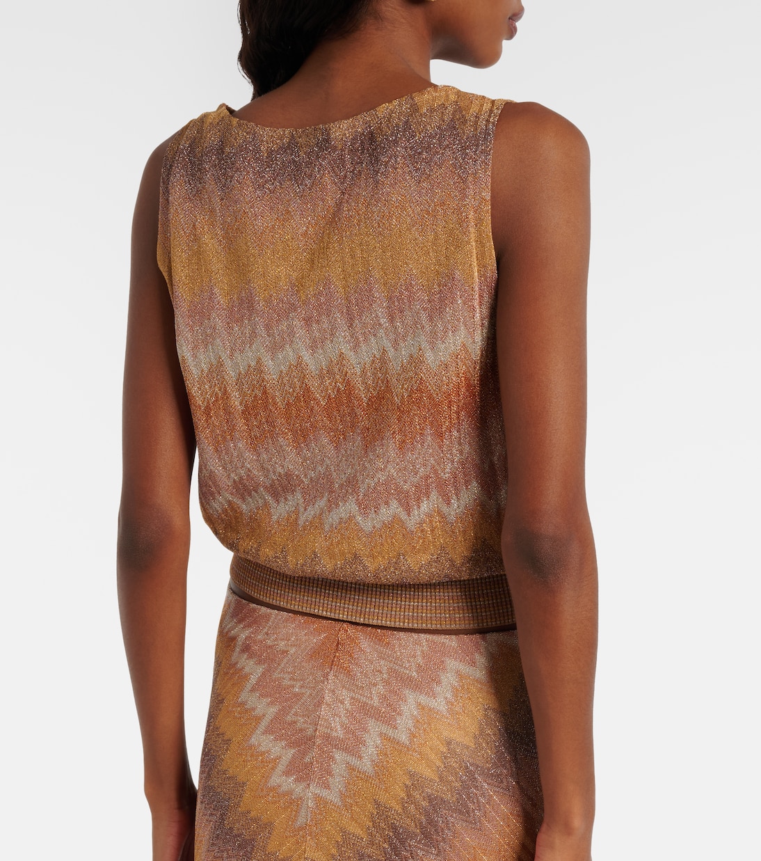 Top de lamé en zigzag | Missoni