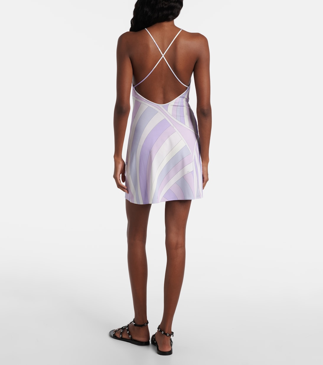 Iride satin jersey minidress | Pucci
