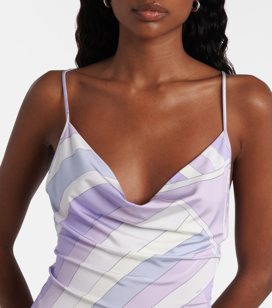 Iride satin jersey minidress | Pucci