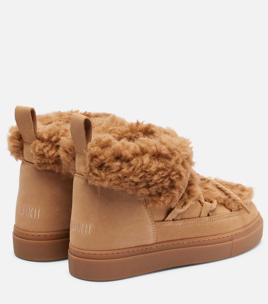 Teddy Low suede and teddy snow boots | Inuikii