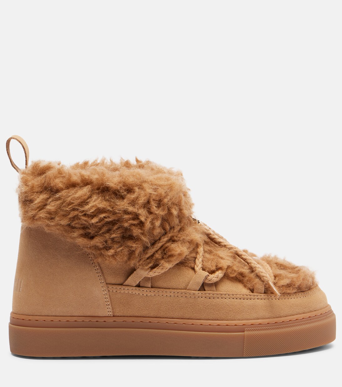 Teddy Low suede and teddy snow boots | Inuikii