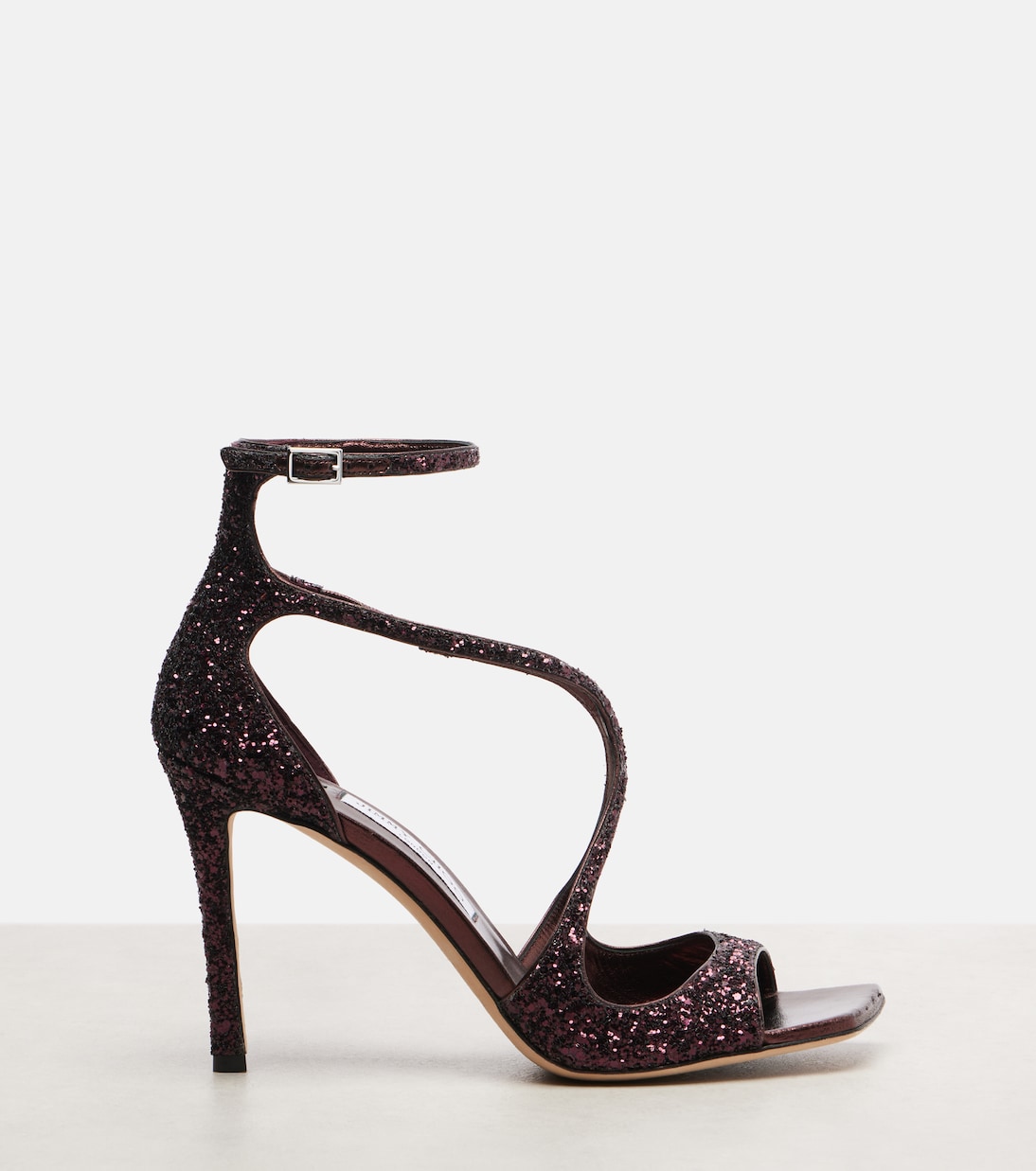 Azia 95 glitter sandals | Jimmy Choo