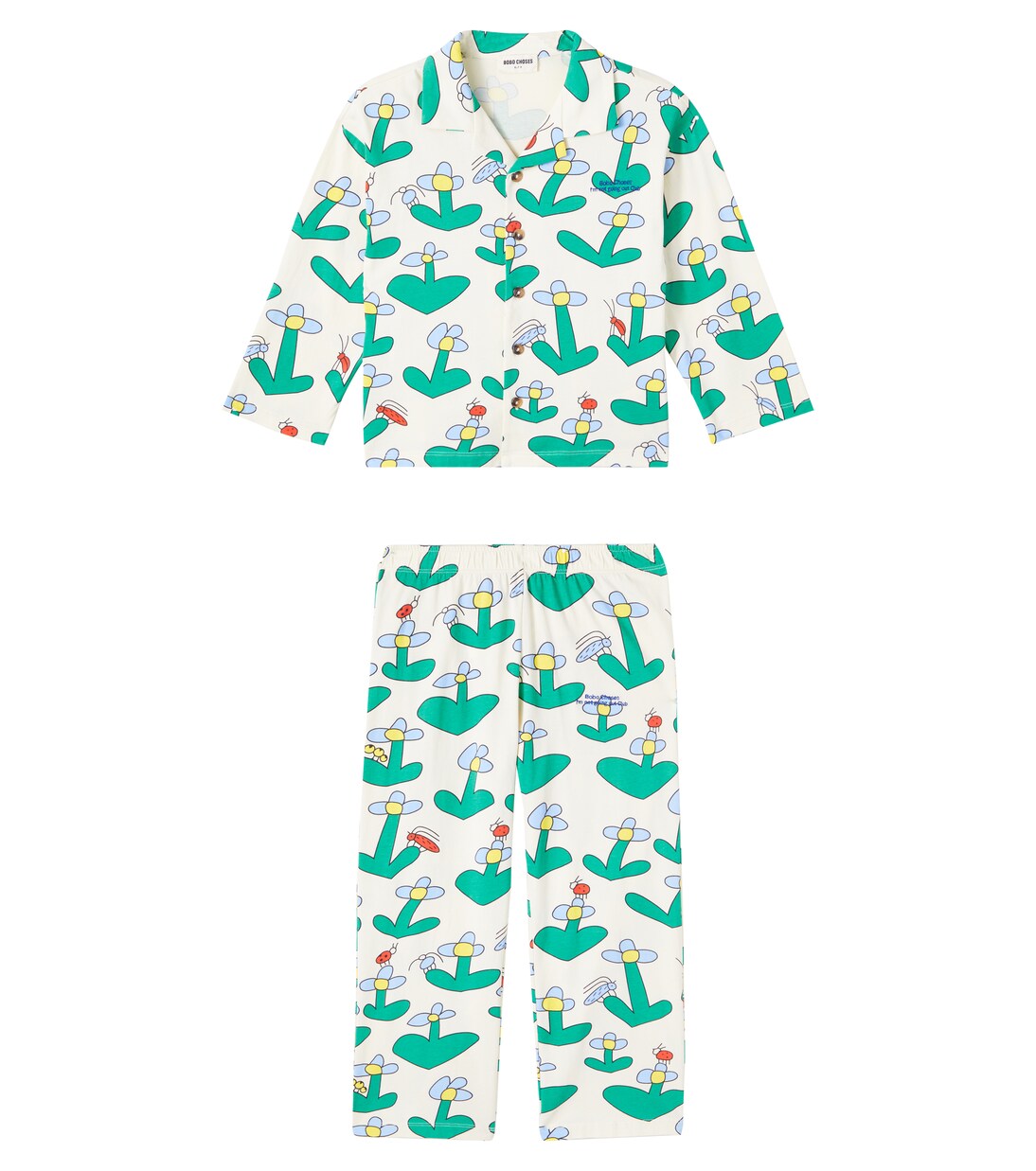 Dancing Flower cotton pajamas | Bobo Choses