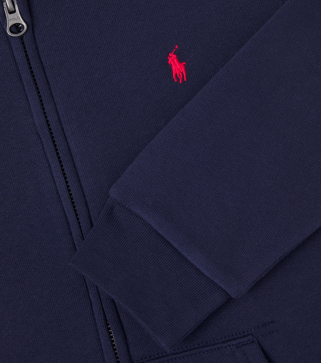 Cotton-blend fleece zip-up hoodie | Polo Ralph Lauren Kids