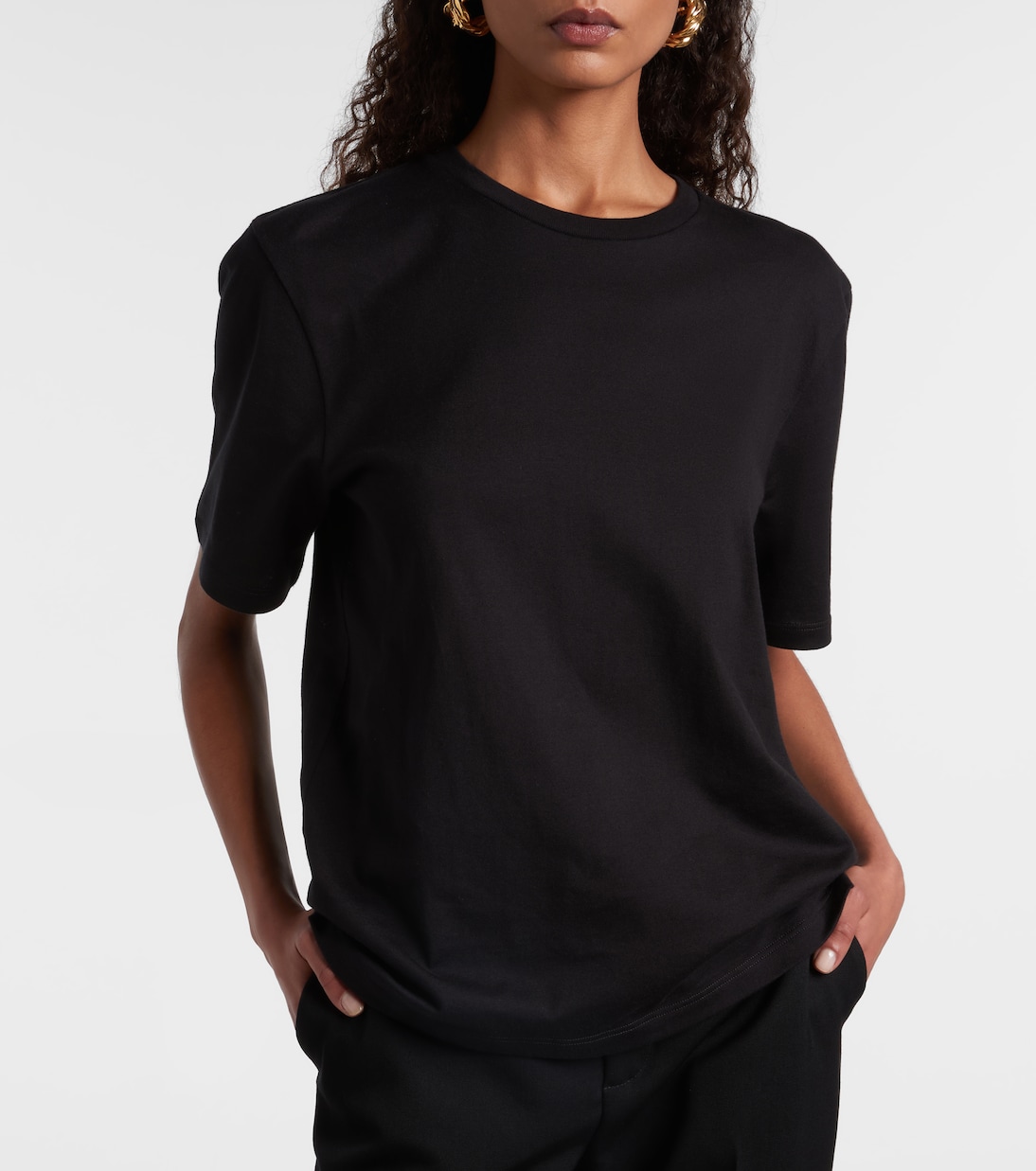 T-Shirt Crescent Moon aus Baumwolle | Saint Laurent