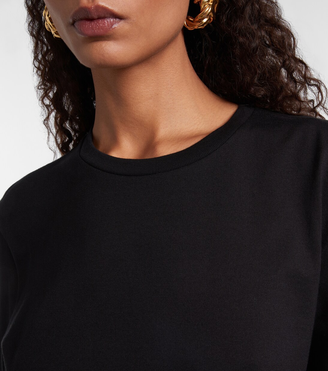 T-Shirt Crescent Moon aus Baumwolle | Saint Laurent