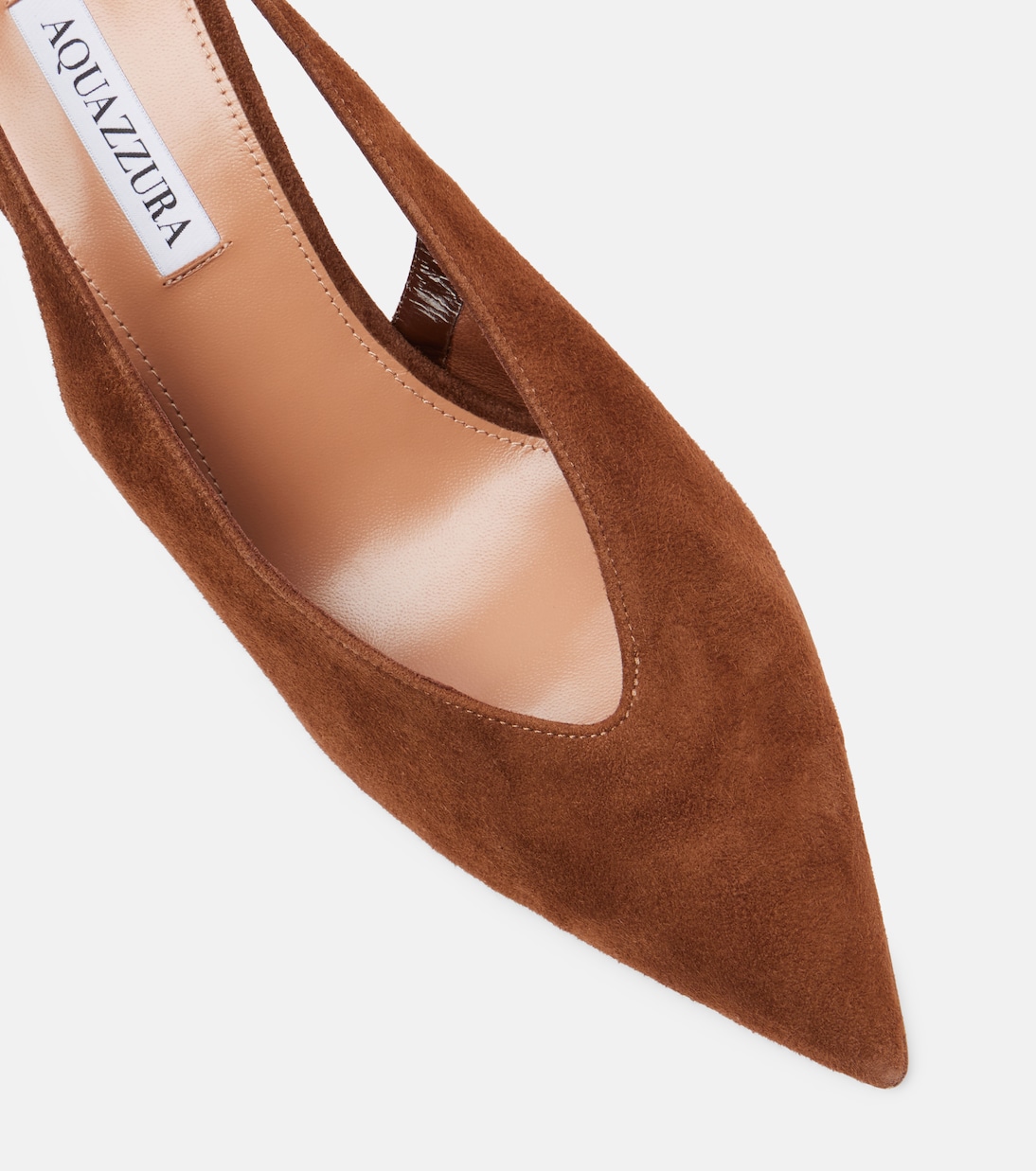 Voltaire 85 suede slingback pumps | Aquazzura