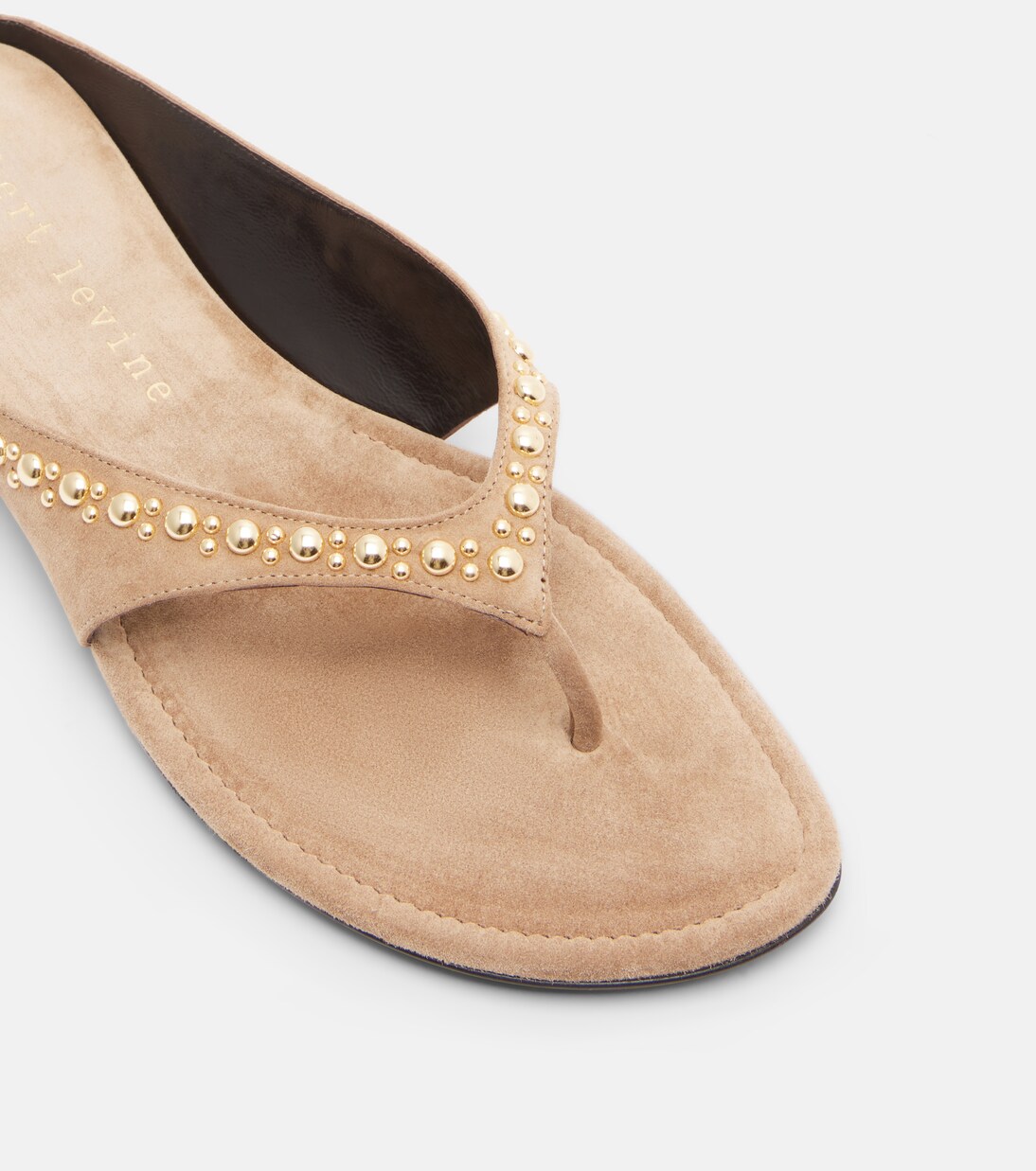 Verzierte Sandalen Sun-kissed aus Veloursleder | Herbert Levine