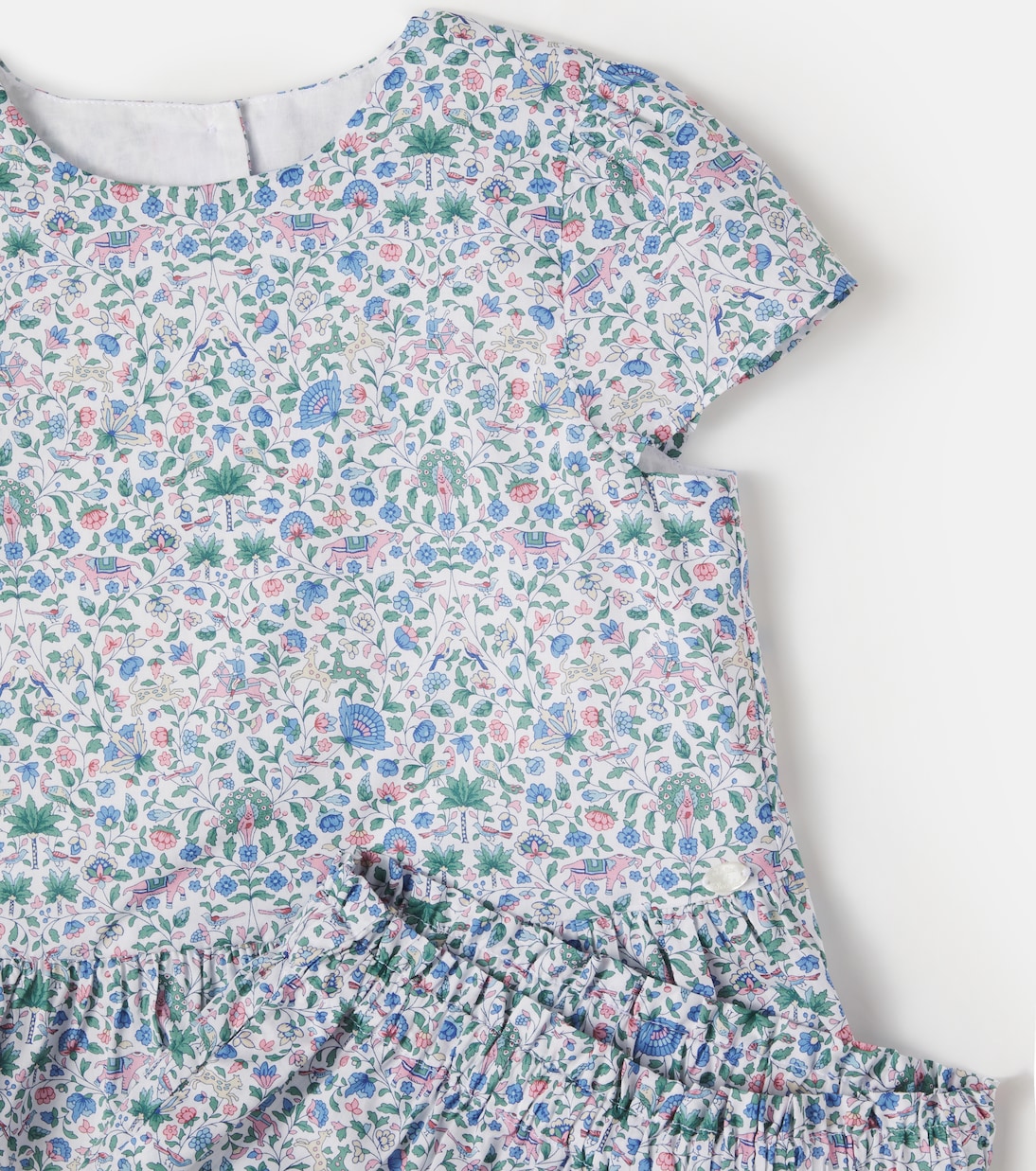 Floral cotton T-shirt and shorts set | Tartine et Chocolat