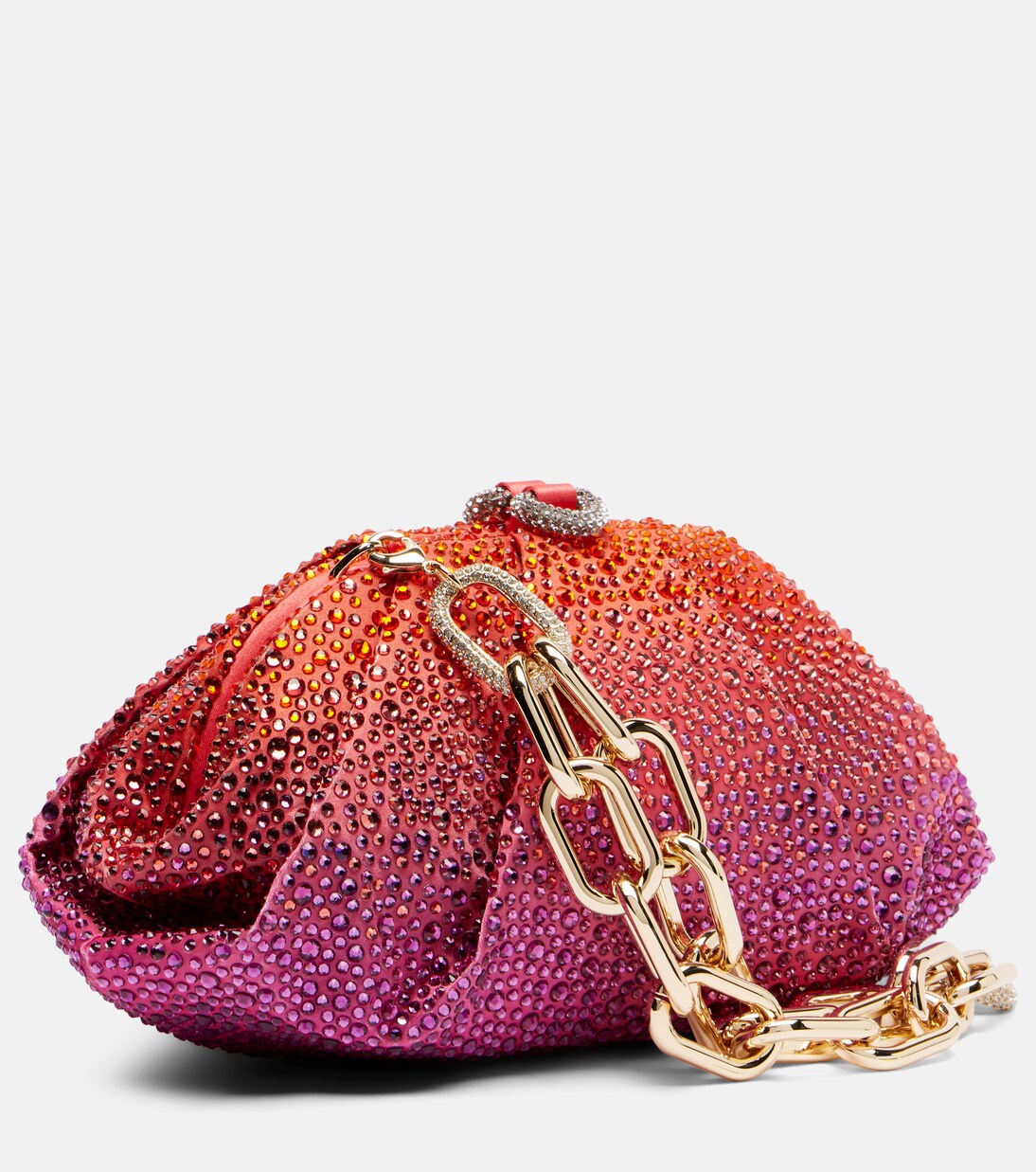 Gradient Perry crystal-embellished clutch | Judith Leiber Couture