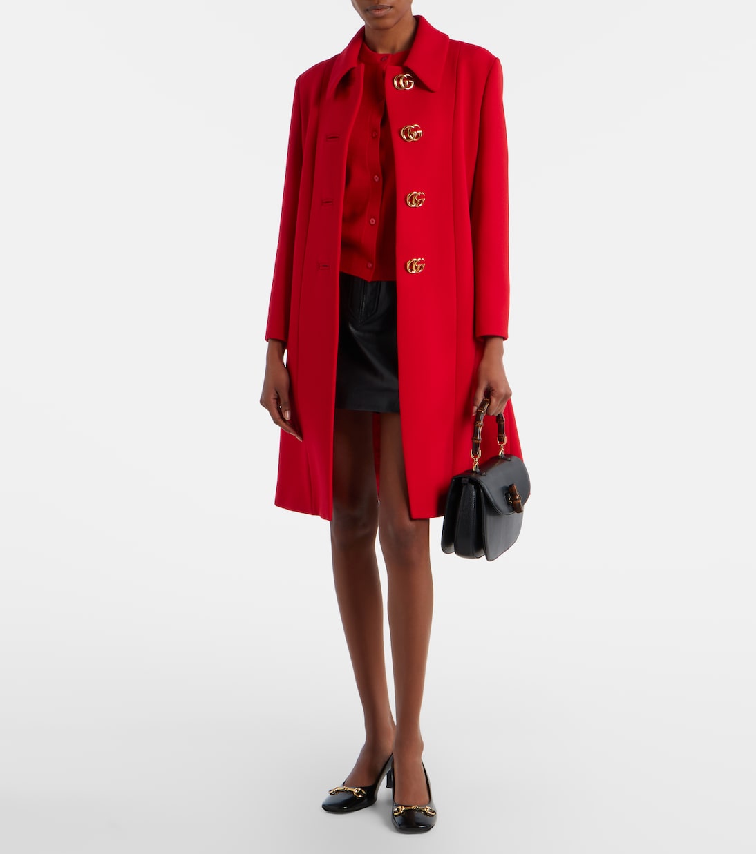 Double G wool cardigan | Gucci