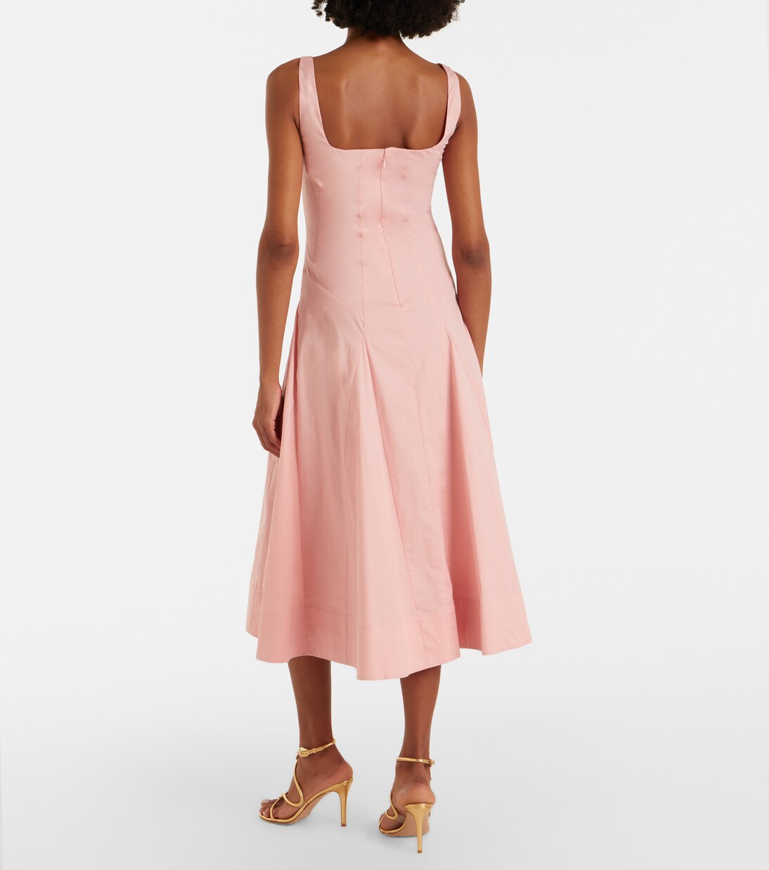 Midikleid Willow aus Baumwolle | Staud