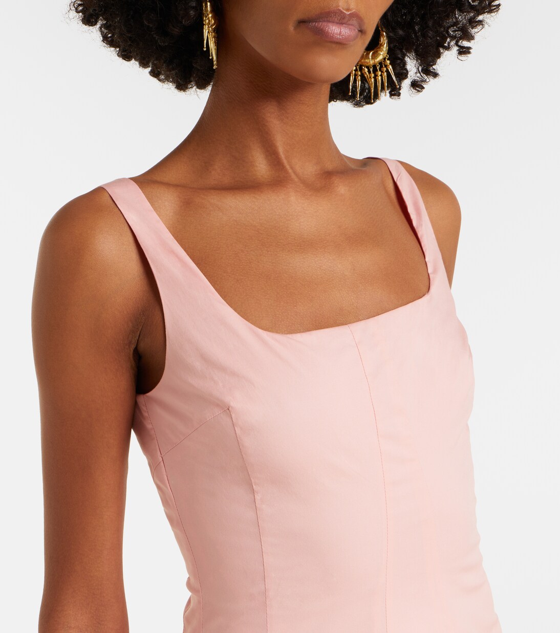 Midikleid Willow aus Baumwolle | Staud