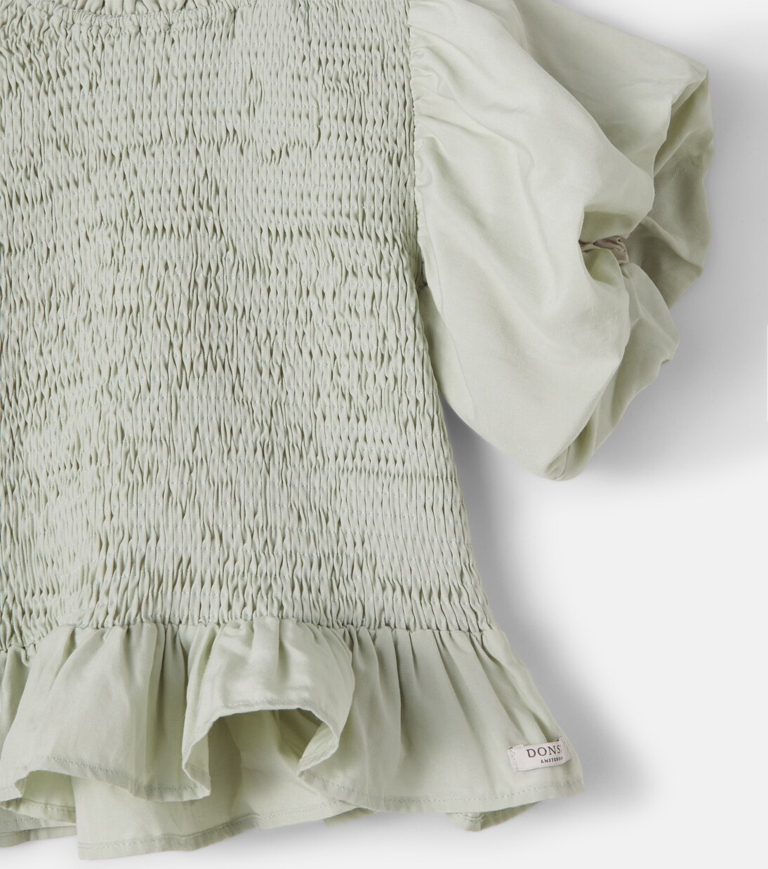 Sorien ruffled shirred top | Donsje