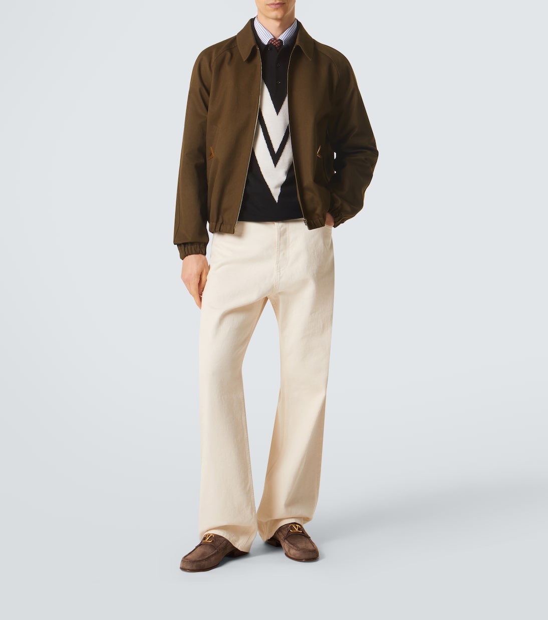 Virgin wool polo sweater | Valentino