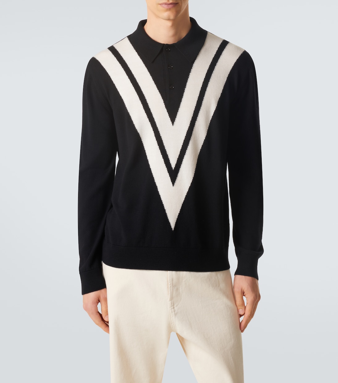 Virgin wool polo sweater | Valentino