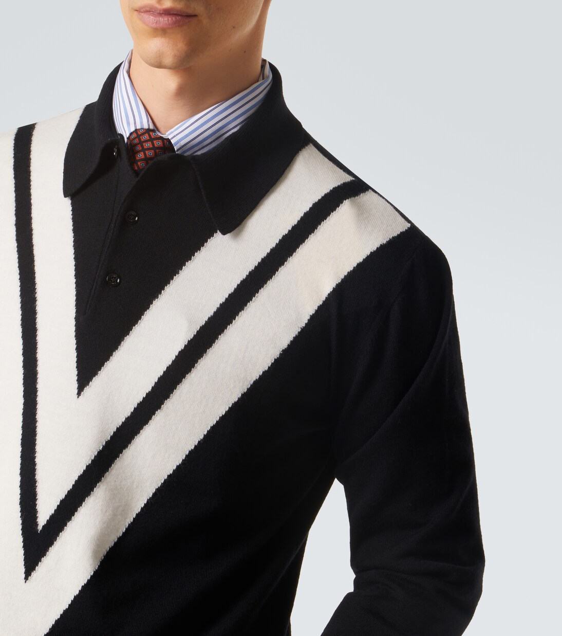 Virgin wool polo sweater | Valentino