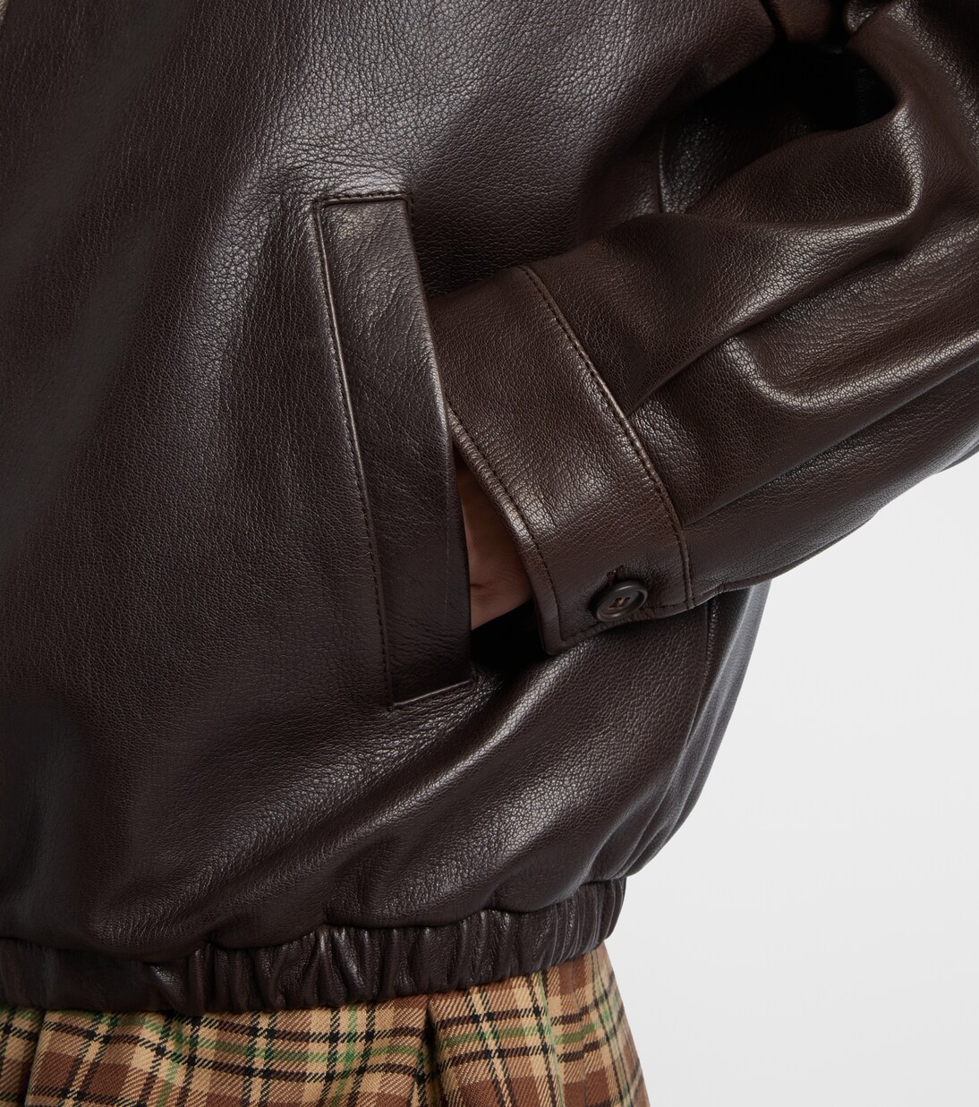 Blouson aus Leder | Miu Miu