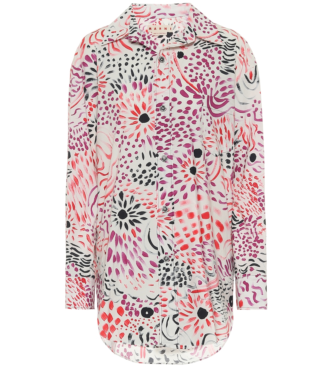 Camicia a stampa in cotone | Marni