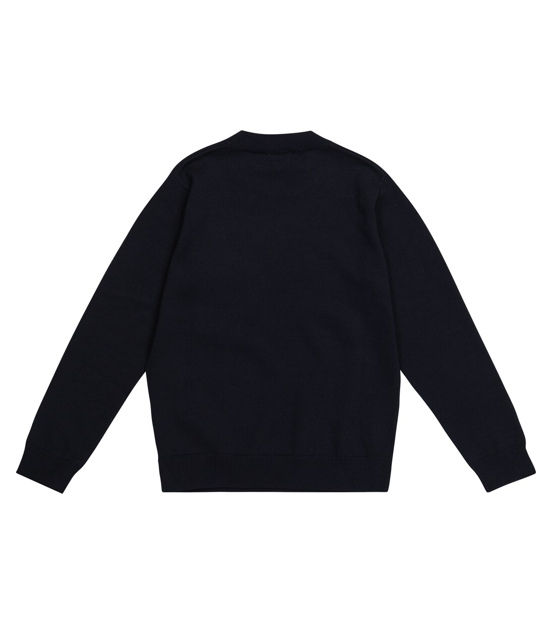 Intarsia cotton sweatshirt | Il Gufo