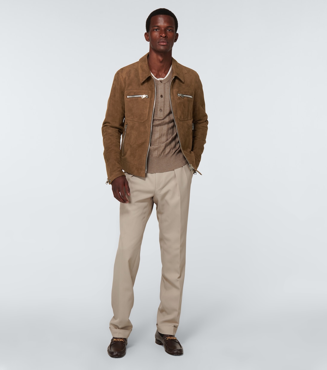 Loafers York Chain aus Leder | Tom Ford