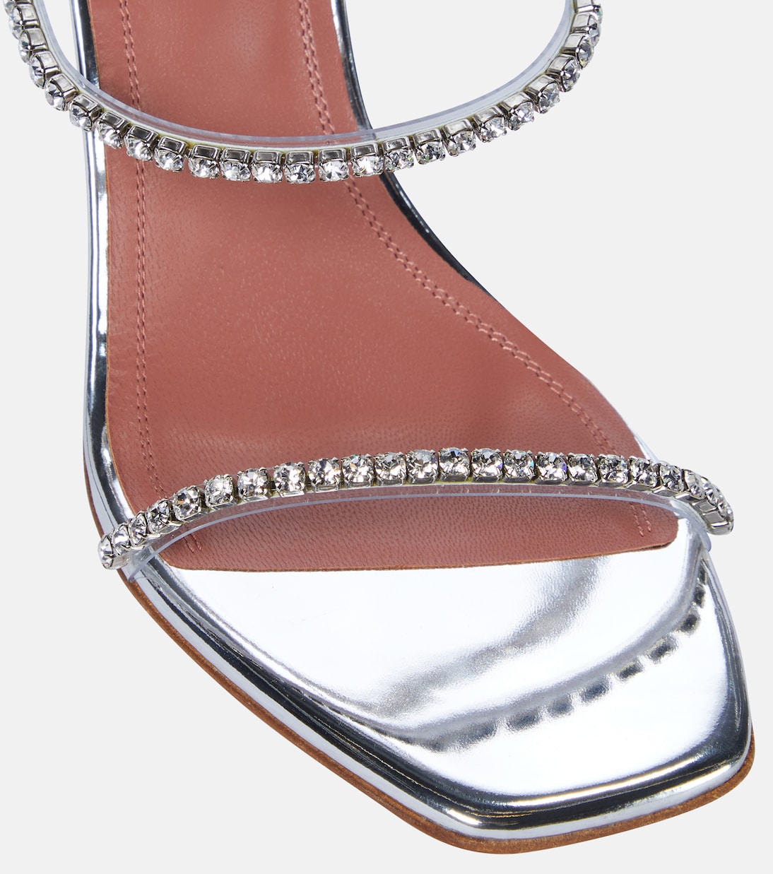 Sandales Gilda en PVC à ornements | Amina Muaddi