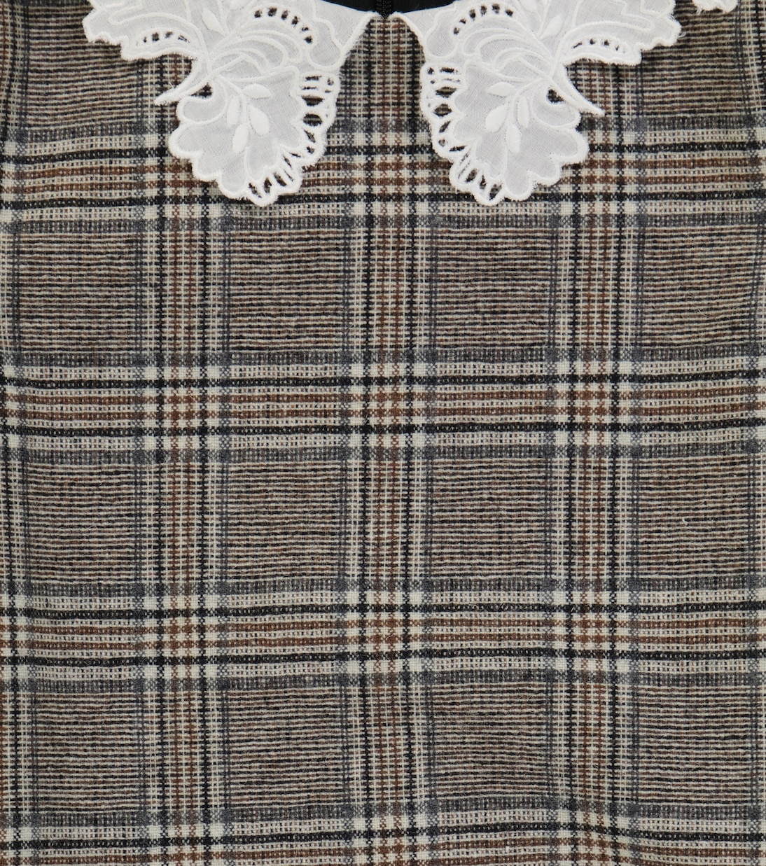 Checked wool-blend dress | Tartine et Chocolat