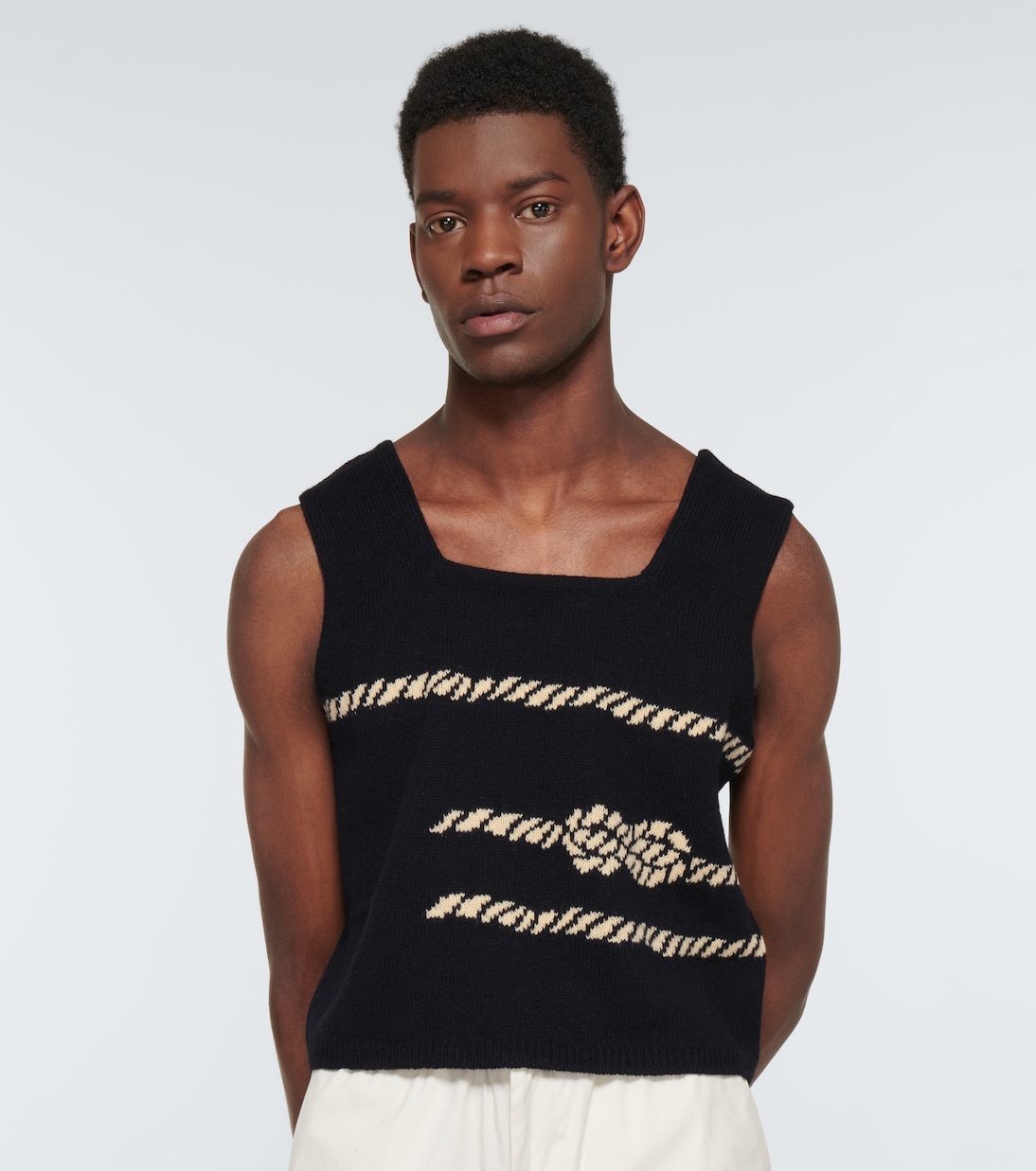 Top aus Schurwolle | Prada