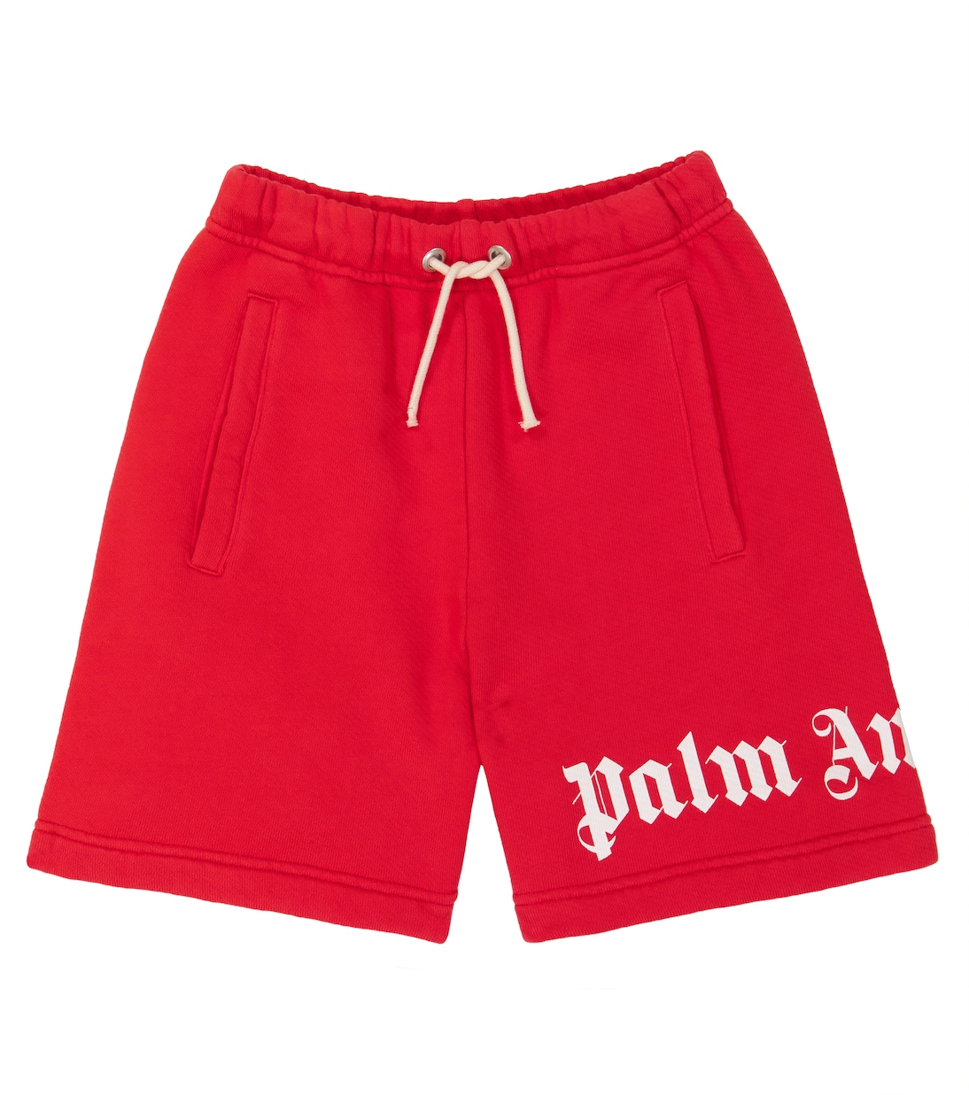 Logo cotton shorts | Palm Angels Kids