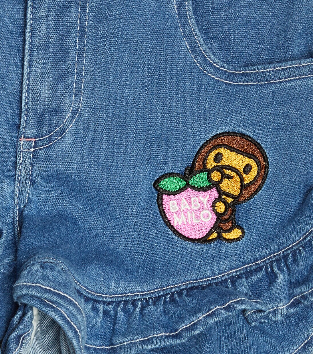 Baby Milo® denim shorts | BAPE Kids