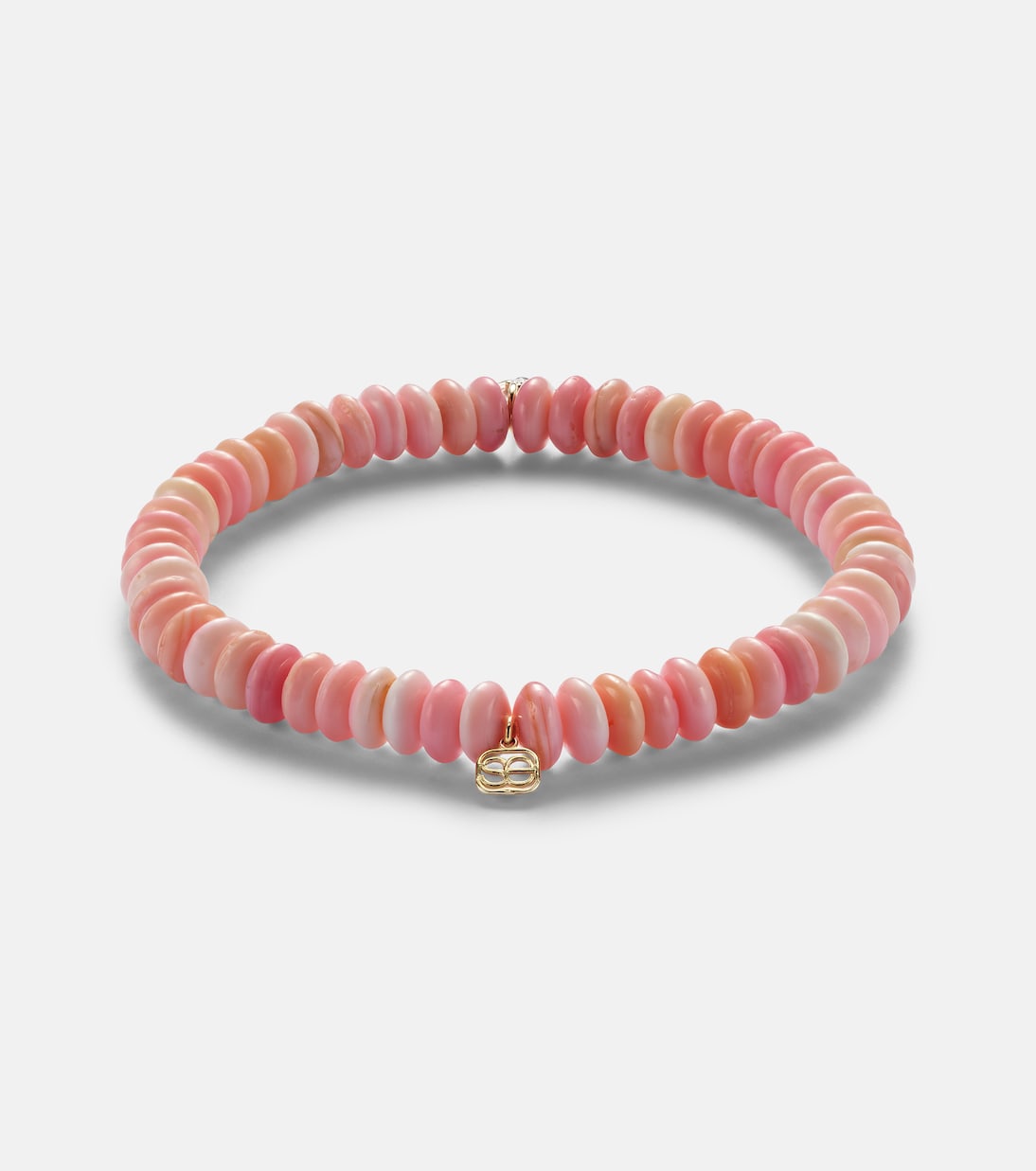 Bracciale in oro 14kt con perline Sydney Evan, stile giovane e moderno