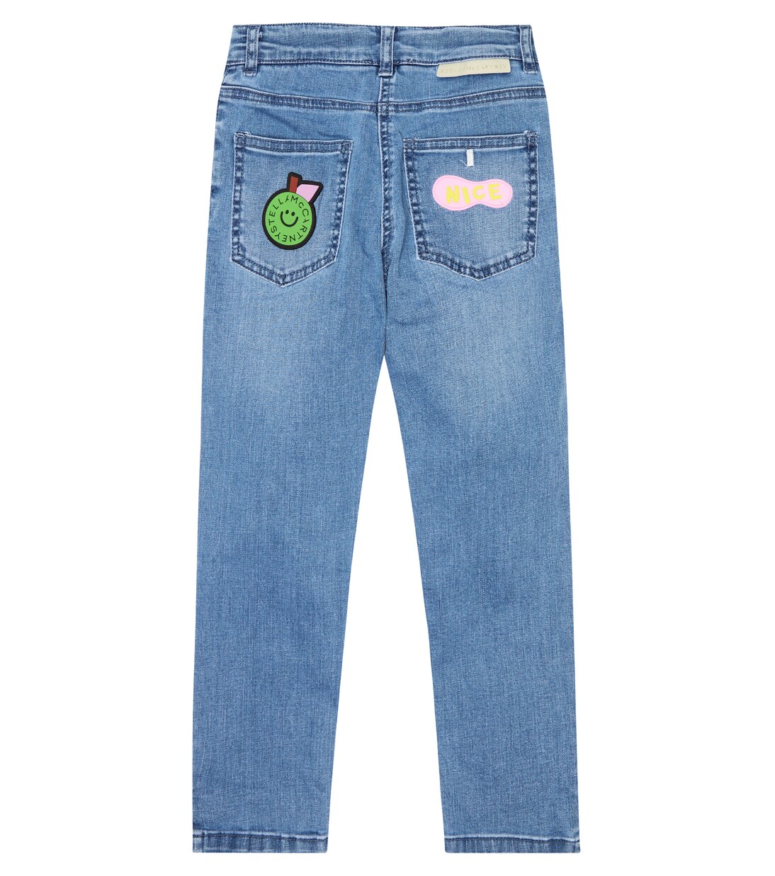 Appliquéd straight jeans | Stella McCartney Kids