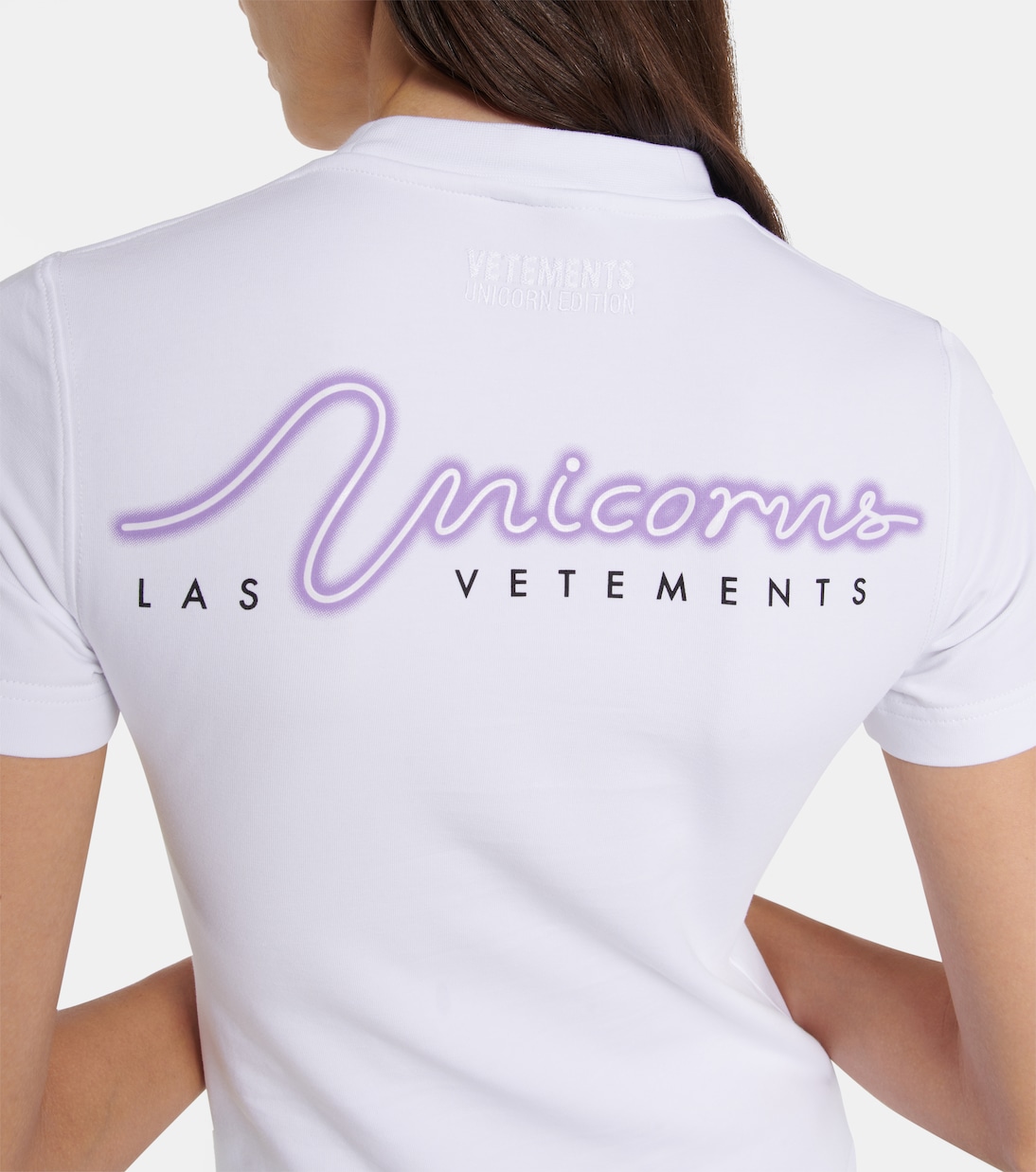 Miniabito in jersey con stampa | Vetements