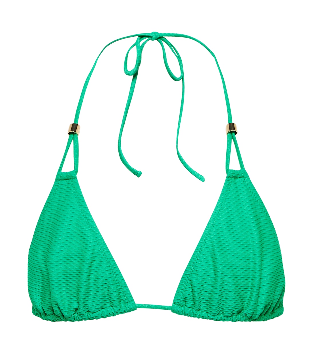 Textured triangle bikini top | Heidi Klein