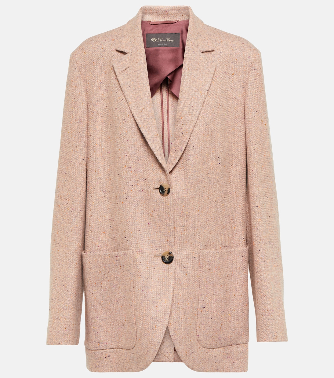 Giacca in Tweed Cashmere Bitsy di Loro Piana per Giovani Stilisti
