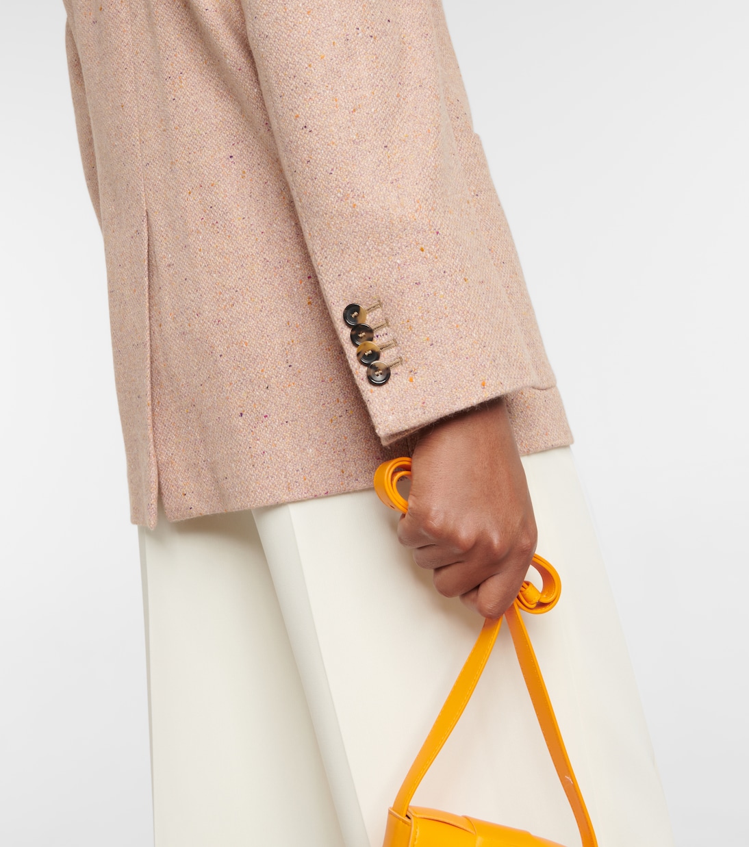 Giacca in Tweed Cashmere Bitsy di Loro Piana per Giovani Stilisti
