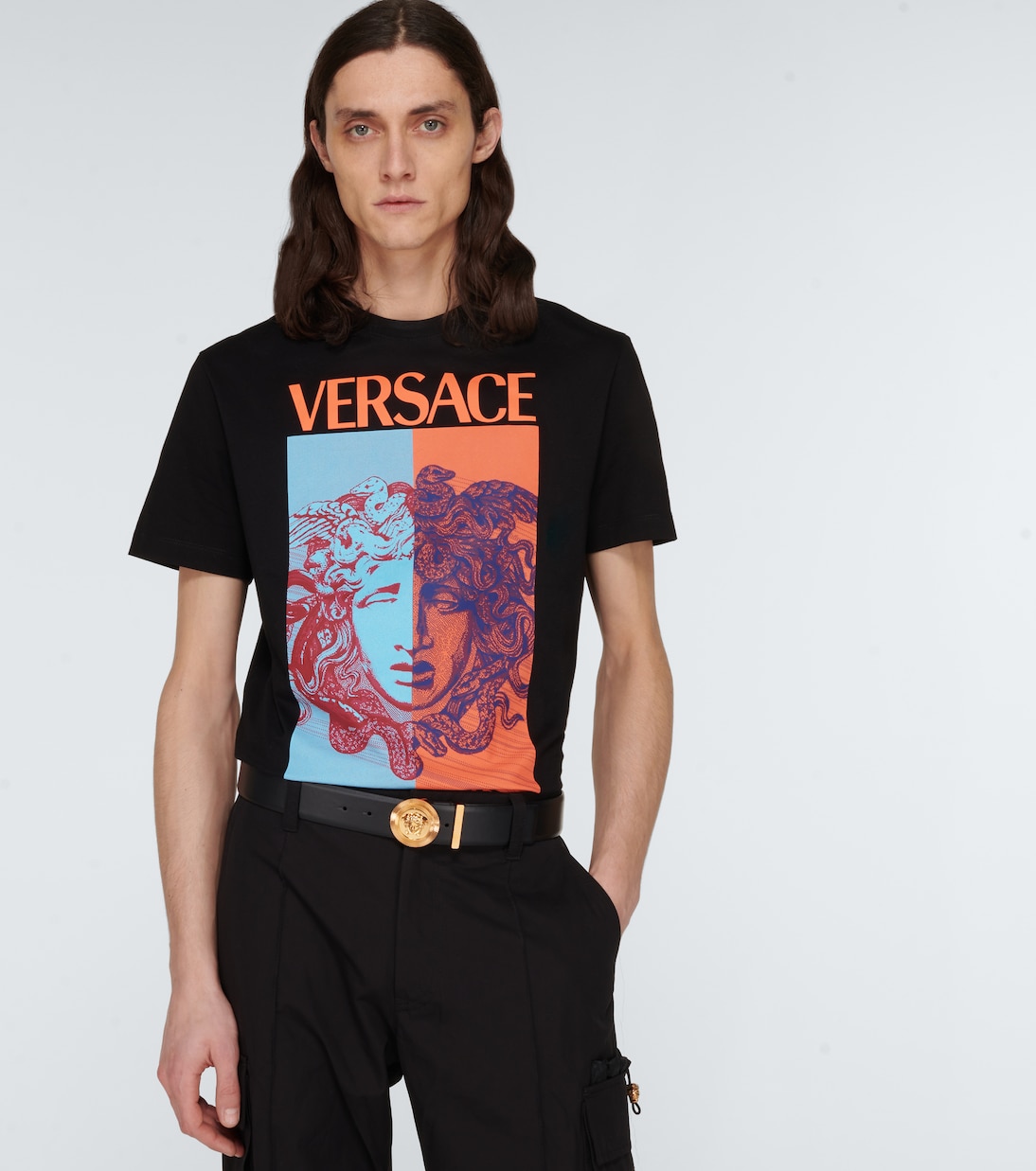 Gürtel Medusa Biggie aus Leder | Versace
